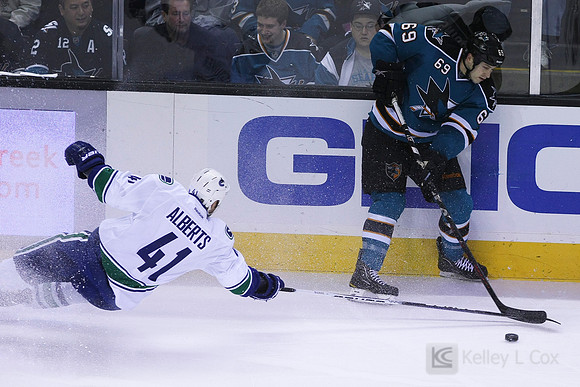 NHL: Vancouver Canucks at San Jose Sharks