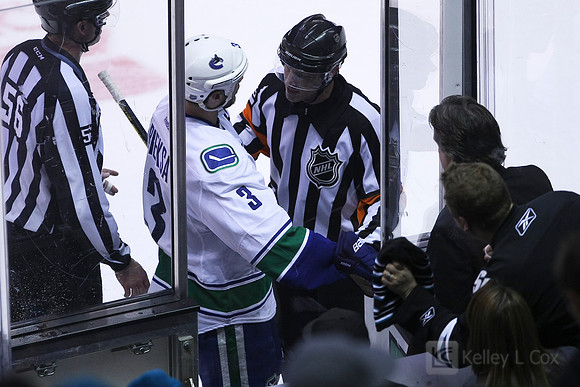 NHL: Vancouver Canucks at San Jose Sharks