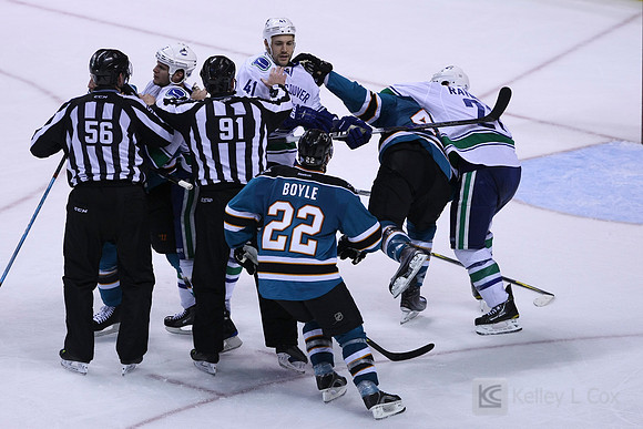 NHL: Vancouver Canucks at San Jose Sharks