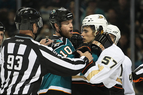 NHL: Anaheim Ducks at San Jose Sharks