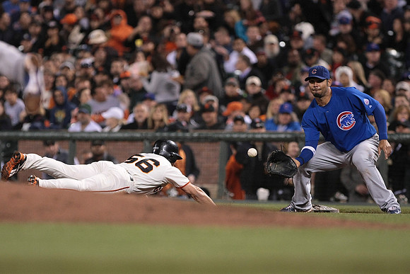 MLB: AUG 30 Cubs at Giants