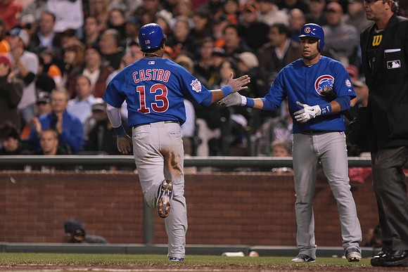 MLB: AUG 30 Cubs at Giants