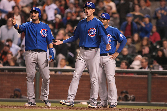 MLB: AUG 30 Cubs at Giants