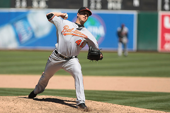 MLB: Baltimore Orioles at Oakland Athletics