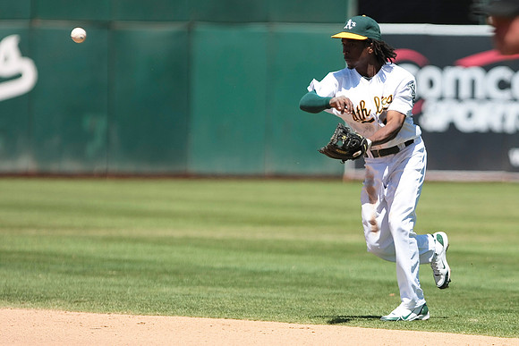 MLB: Baltimore Orioles at Oakland Athletics