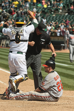 MLB: Baltimore Orioles at Oakland Athletics