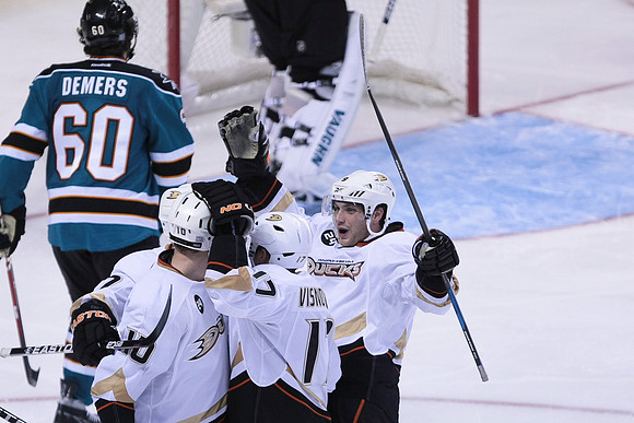 NHL: Anaheim Ducks at San Jose Sharks