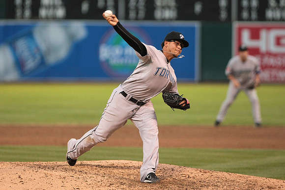 MLB: Toronto Blue Jays at Oakland Athletics