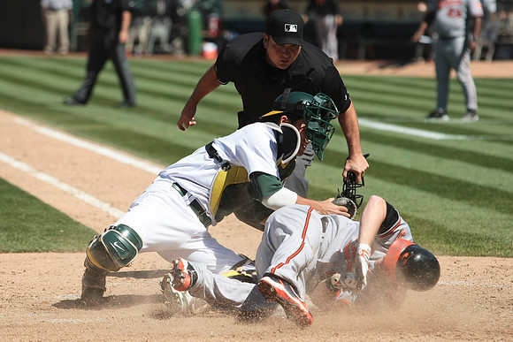 MLB: Baltimore Orioles at Oakland Athletics