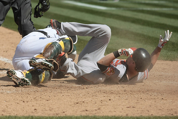 MLB: Baltimore Orioles at Oakland Athletics