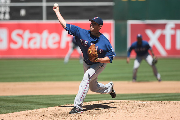 MLB: Texas Rangers at Oakland Athletics