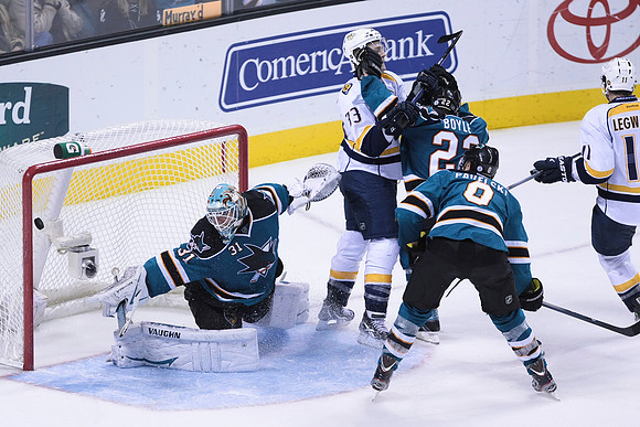 NHL: Nashville Predators at San Jose Sharks