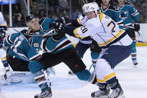 NHL: Nashville Predators at San Jose Sharks
