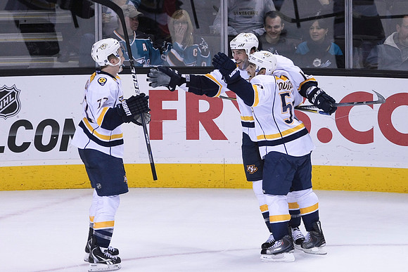 NHL: Nashville Predators at San Jose Sharks