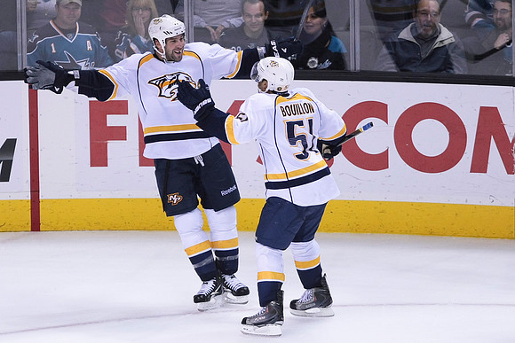 NHL: Nashville Predators at San Jose Sharks