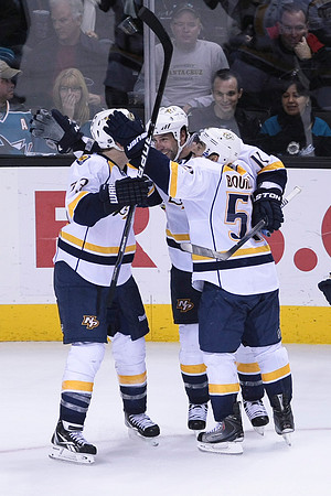 NHL: Nashville Predators at San Jose Sharks