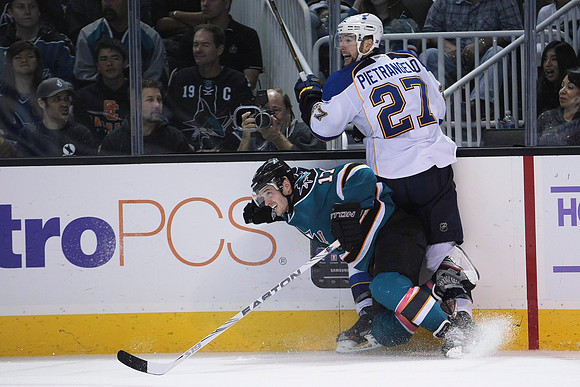 NHL: St. Louis Blues at San Jose Sharks