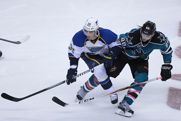 NHL: St. Louis Blues at San Jose Sharks