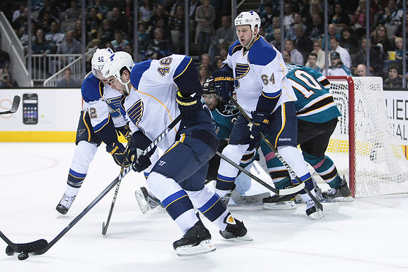 NHL: St. Louis Blues at San Jose Sharks