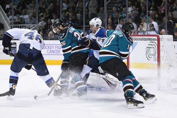 NHL: St. Louis Blues at San Jose Sharks