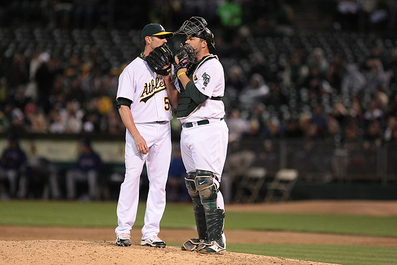 MLB: Texas Rangers at Oakland Athletics