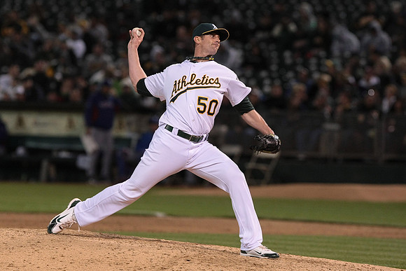 MLB: Texas Rangers at Oakland Athletics