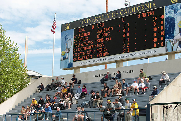 Cal Men's Tennis vs San Diego
