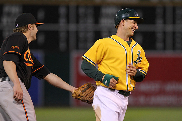 MLB: Baltimore Orioles at Oakland Athletics