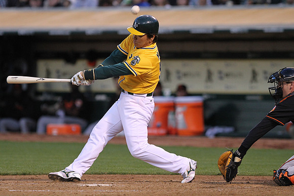 MLB: Baltimore Orioles at Oakland Athletics