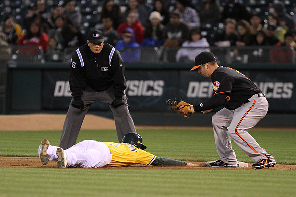 MLB: Baltimore Orioles at Oakland Athletics