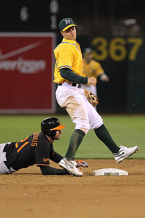 MLB: Baltimore Orioles at Oakland Athletics