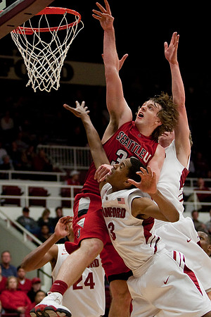 NCAA MEN'S BASKETBALL 2011 - March 01 - Seattle at Stanford