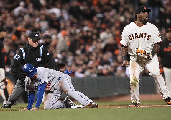 MLB: APR 11 Dodgers at Giants