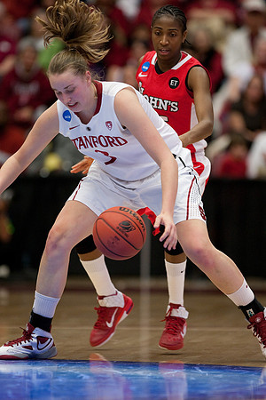 NCAA WOMEN'S BASKETBALL 2011 - March 21 - Stanford vs St. John's