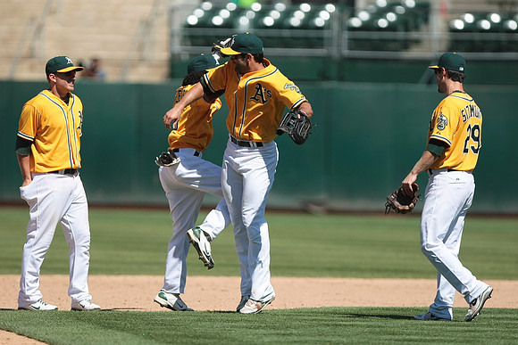 MLB: Arizona Diamondbacks at Oakland Athletics