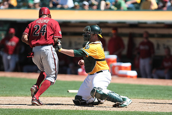 MLB: Arizona Diamondbacks at Oakland Athletics