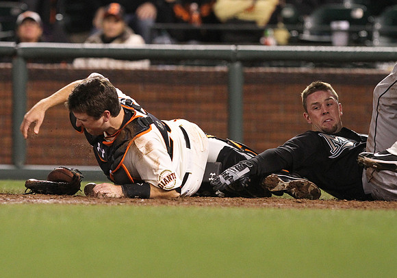 MLB: MAY 25 Marlins at Giants