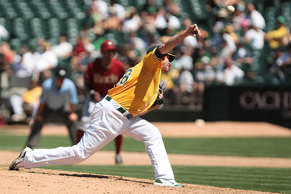 MLB: Arizona Diamondbacks at Oakland Athletics