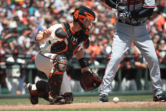 MLB: APR 24 Braves at Giants