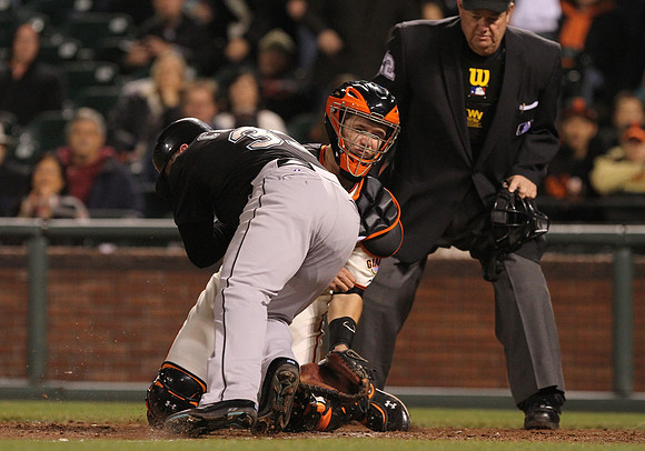 MLB: MAY 25 Marlins at Giants