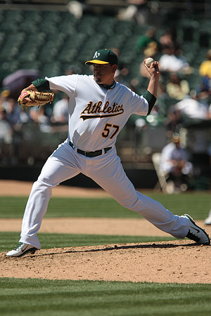 MLB: Texas Rangers at Oakland Athletics