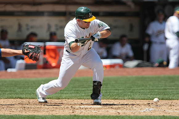 MLB: Texas Rangers at Oakland Athletics