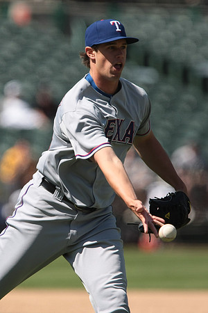 MLB: Texas Rangers at Oakland Athletics