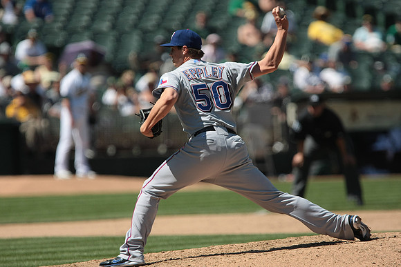 MLB: Texas Rangers at Oakland Athletics