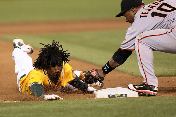 MLB: San Francisco Giants at Oakland Athletics