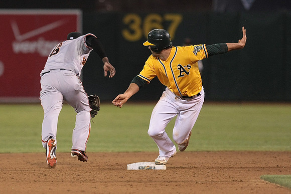 MLB: San Francisco Giants at Oakland Athletics