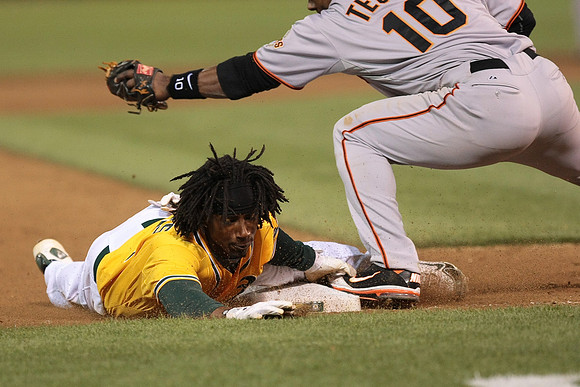 MLB: San Francisco Giants at Oakland Athletics