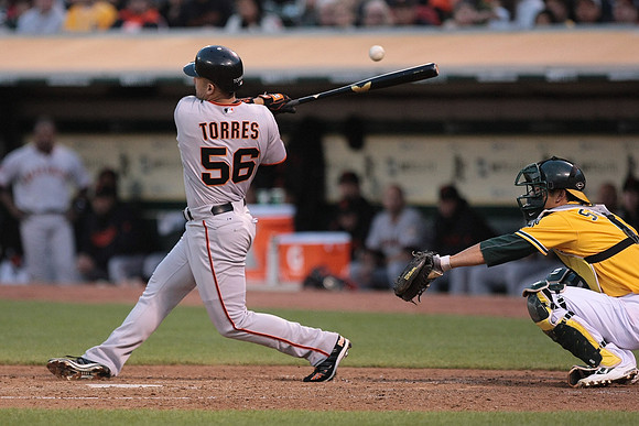 MLB: San Francisco Giants at Oakland Athletics