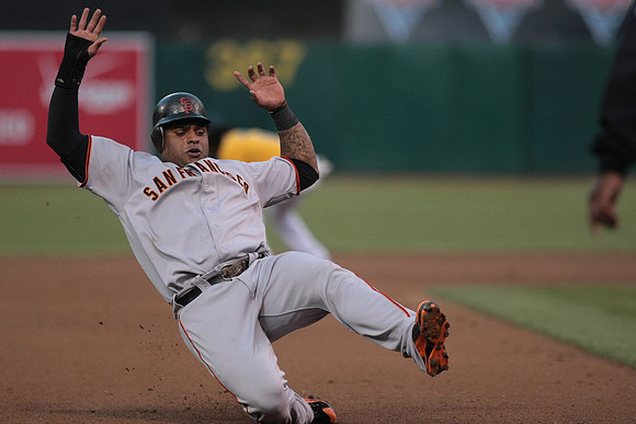 MLB: San Francisco Giants at Oakland Athletics