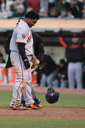 MLB: San Francisco Giants at Oakland Athletics